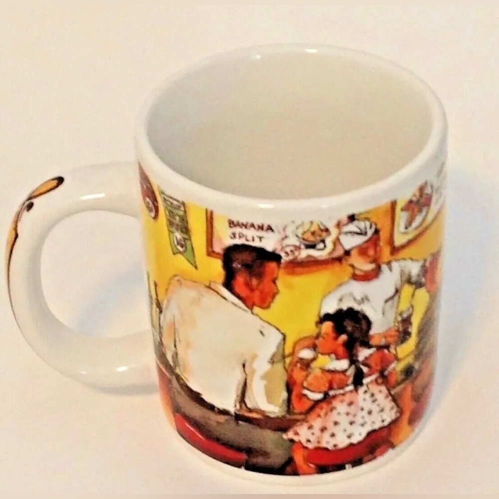 Walgreens Coffee Mug 1940s Soda Fountain Commemorative 1901-2002 Vintage